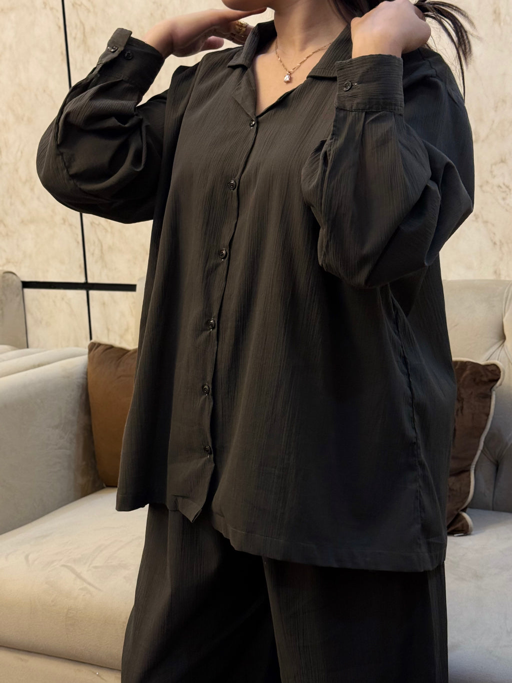 Olive Green Co-ord Set